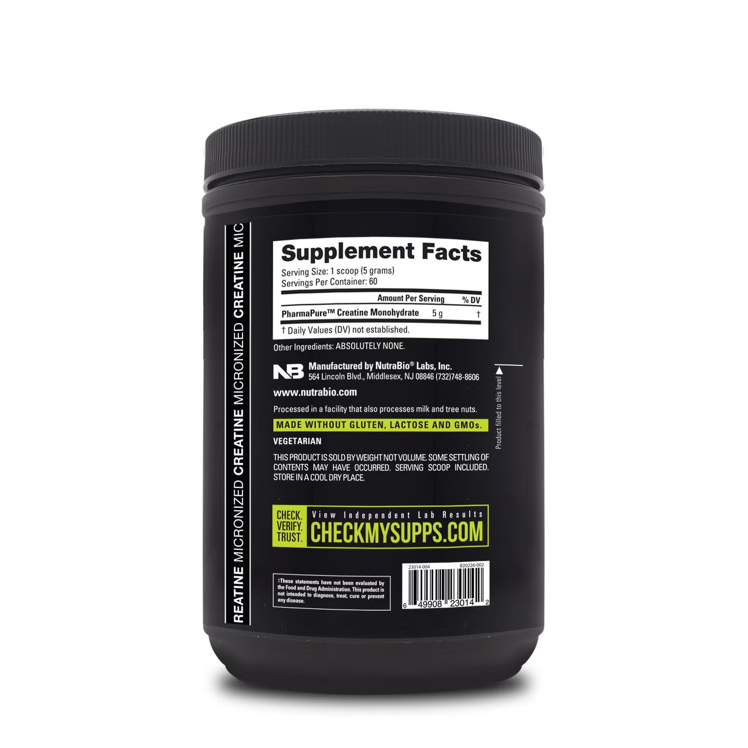 Creatine Monohydrate - 60 Servings