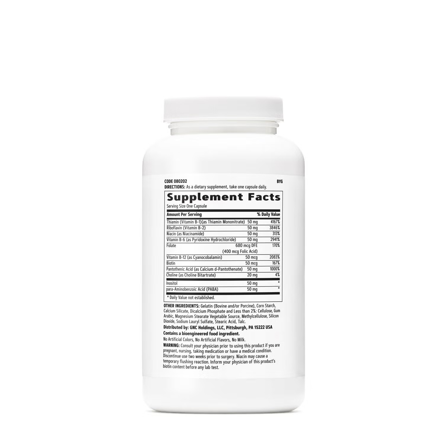 B-Complex 50 - 180 Capsules (180 Servings)