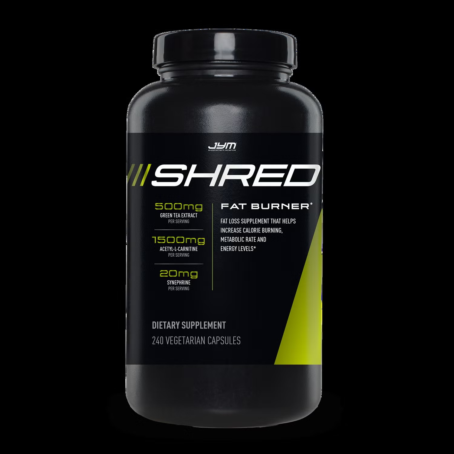 Shred Fat Burner - 240 Vegetarian Capsules (40 Servings)