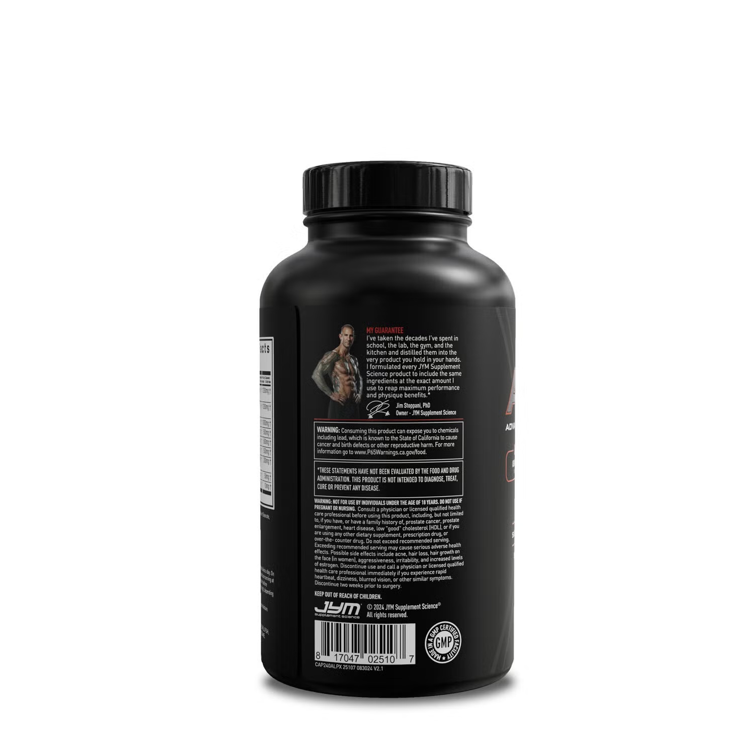 Alpha X Advanced Testosterone - 240 Capsules (60 Servings)