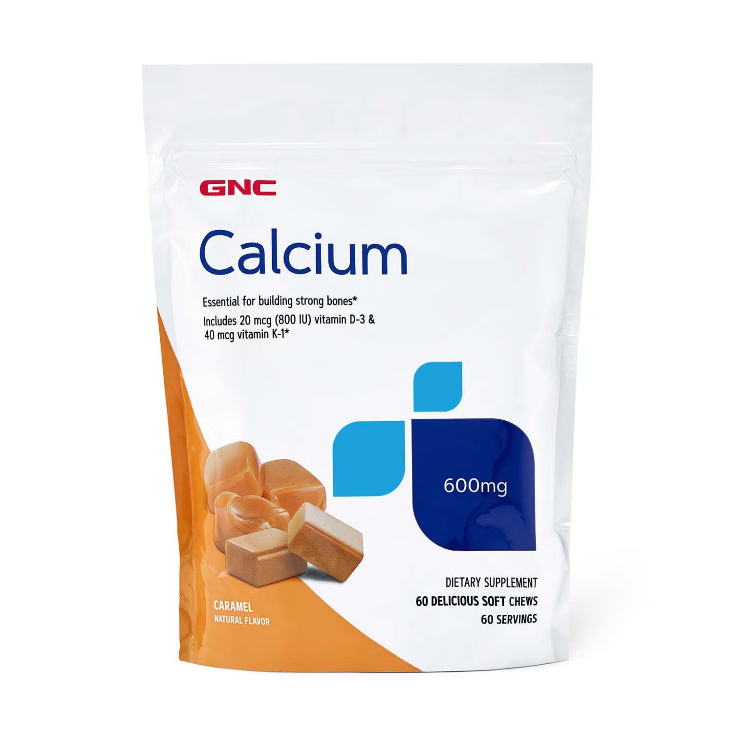 Calcium - Caramel - 60 Soft Chews (60 Servings)