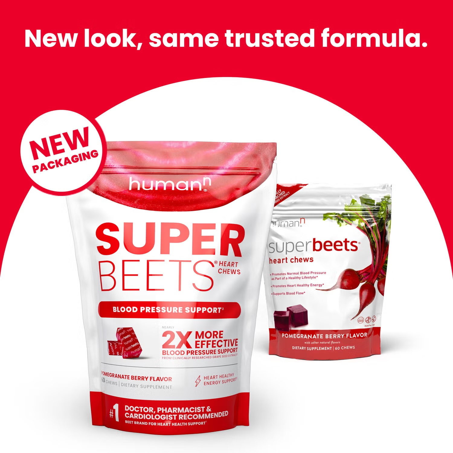 SuperBeets® Heart Chews - Pomegranate Berry - 60 Chews (30 Servings) 3 SuperBeets® Heart Chews - Pomegranate Berry - 60 Chews (30 Servings)