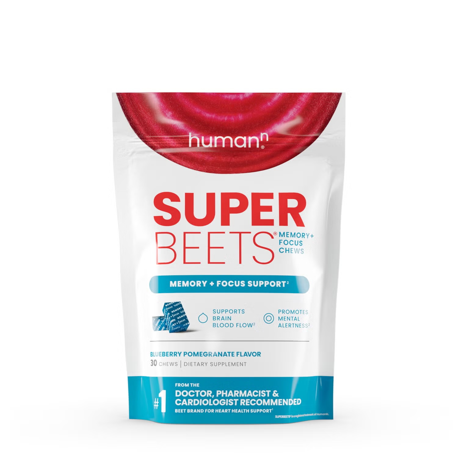 Memory + Focus - Blueberry Pomegranate - 30 Chews (30 Servings)