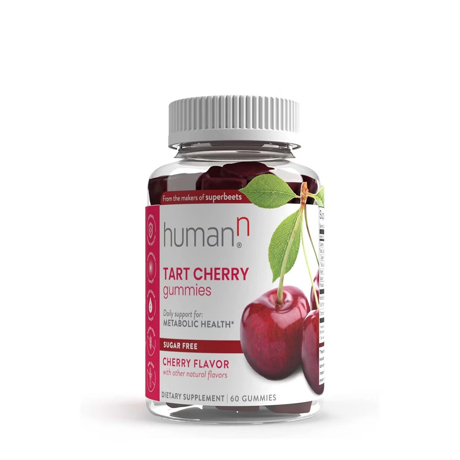 Tart Cherry Gummies - Cherry - 60 Count (30 Servings)