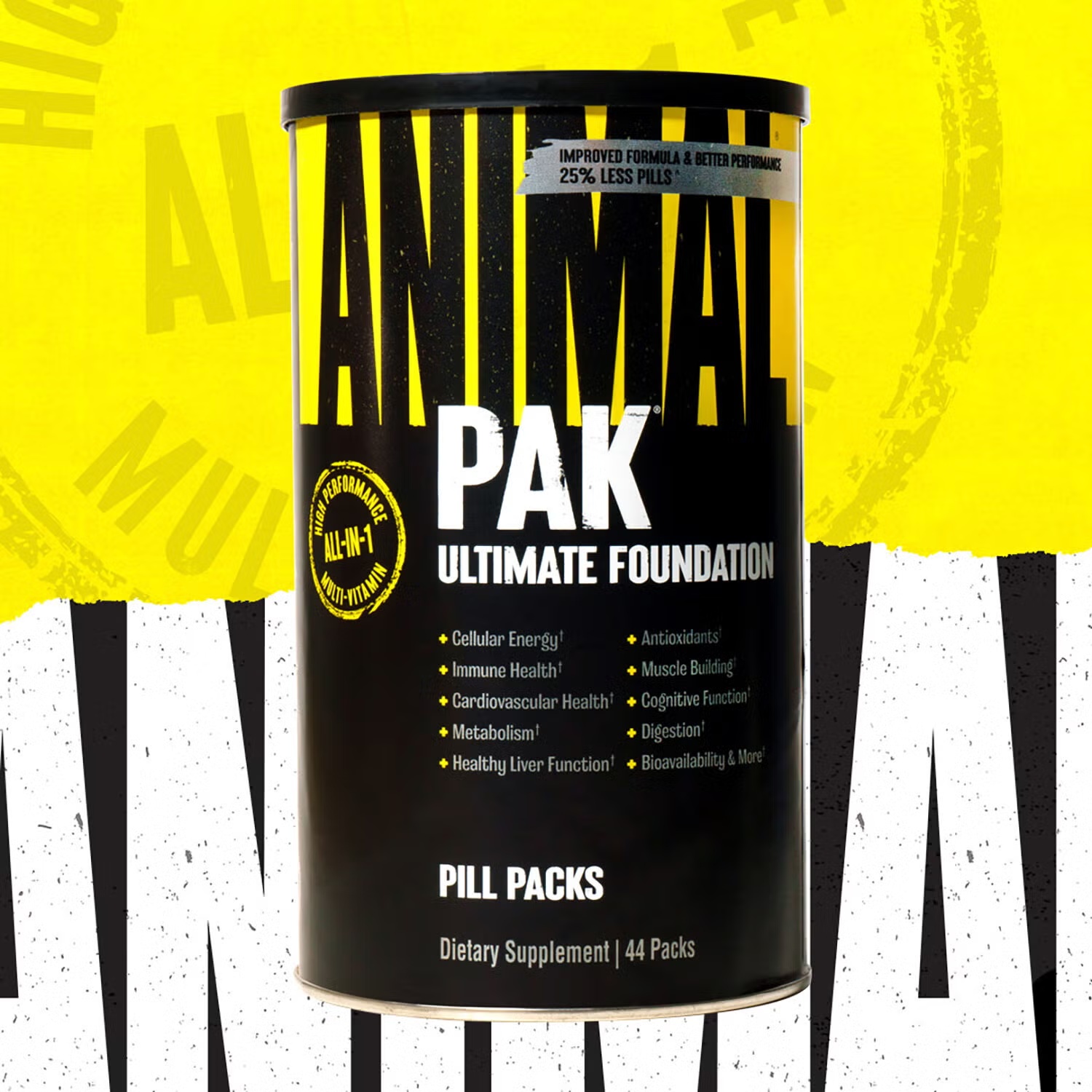 Animal Pak Ultimate Foundation Pill Packs - 44 Packs (22 Servings) 9 Animal Pak Ultimate Foundation Pill Packs - 44 Packs (22 Servings)