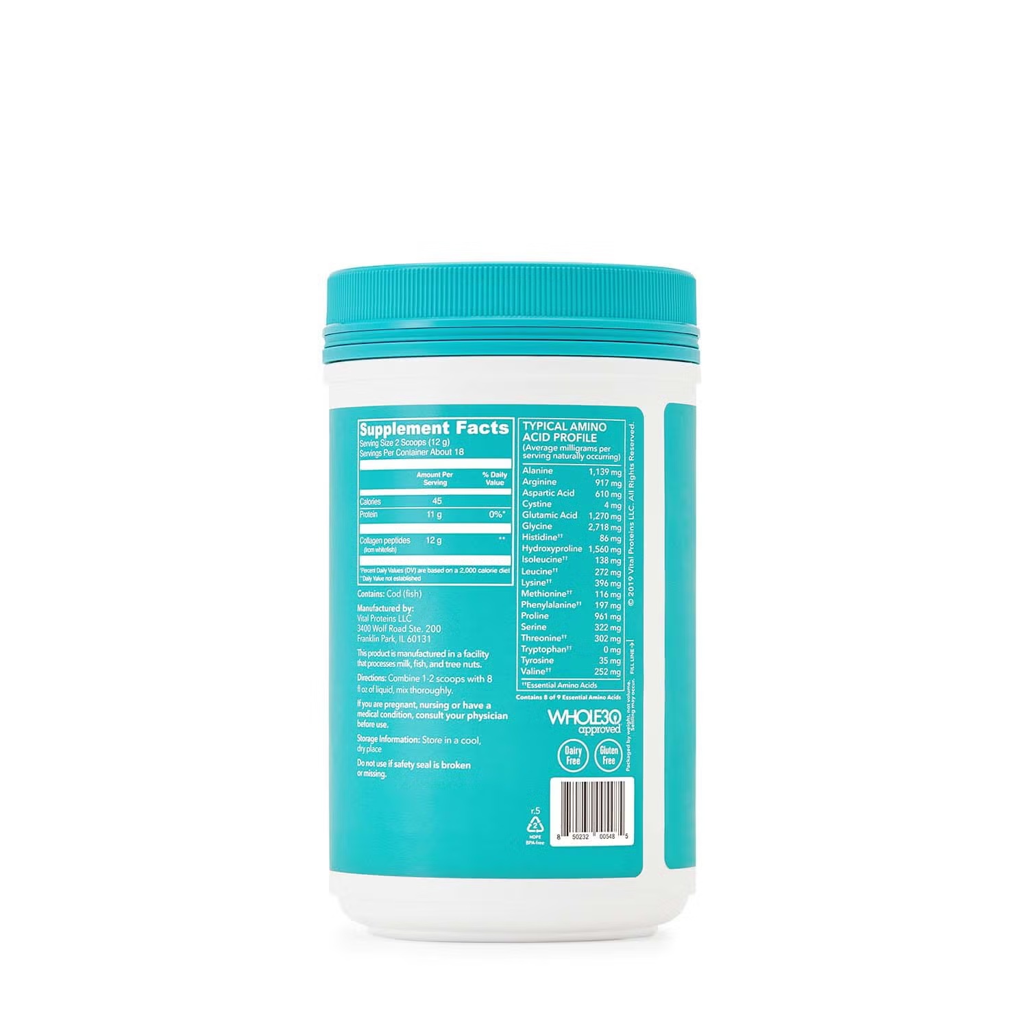 Marine Collagen - Unflavored - 7.8 oz. (19 Servings)