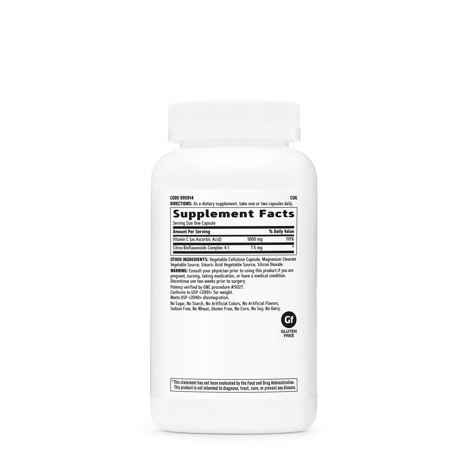 Vitamin C 1000mg - 180 Capsules (180 Servings)
