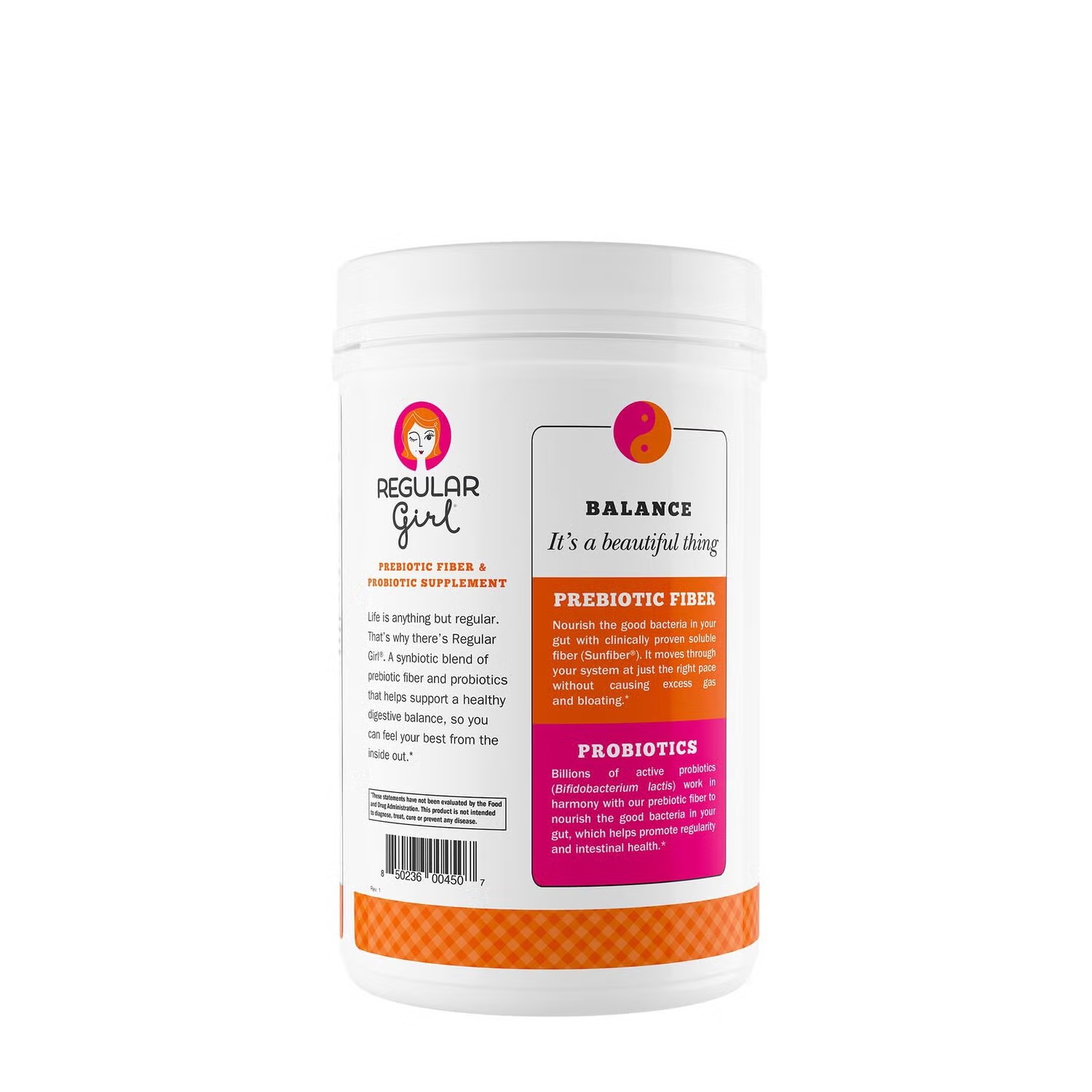 Prebiotic Fiber & Probiotic Supplement - 19.05 oz. (90 Servings)
