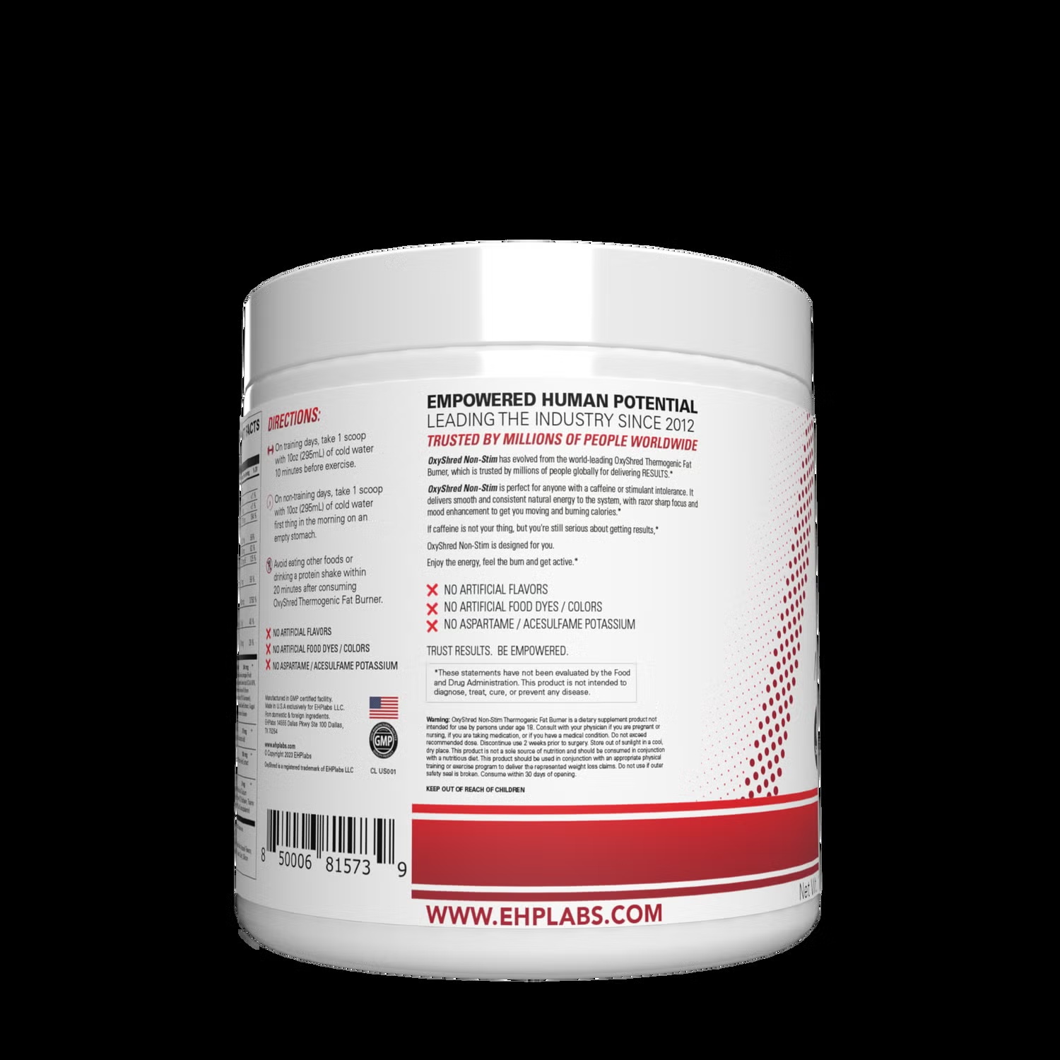 OxyShred Non-Stim - Raspberry Kisses - 11.64 oz. (60 Servings)
