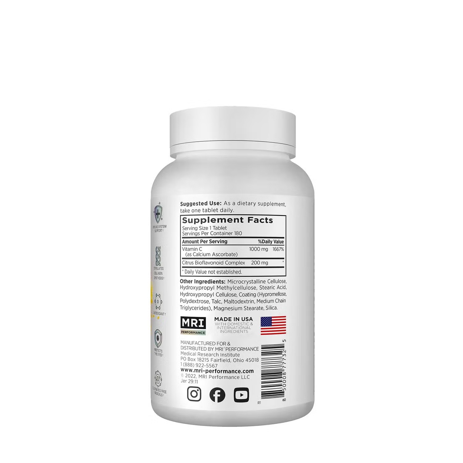 Vitamin C ® - 180 Tablets (190 Servings) 3 Vitamin C ® - 180 Tablets (190 Servings)