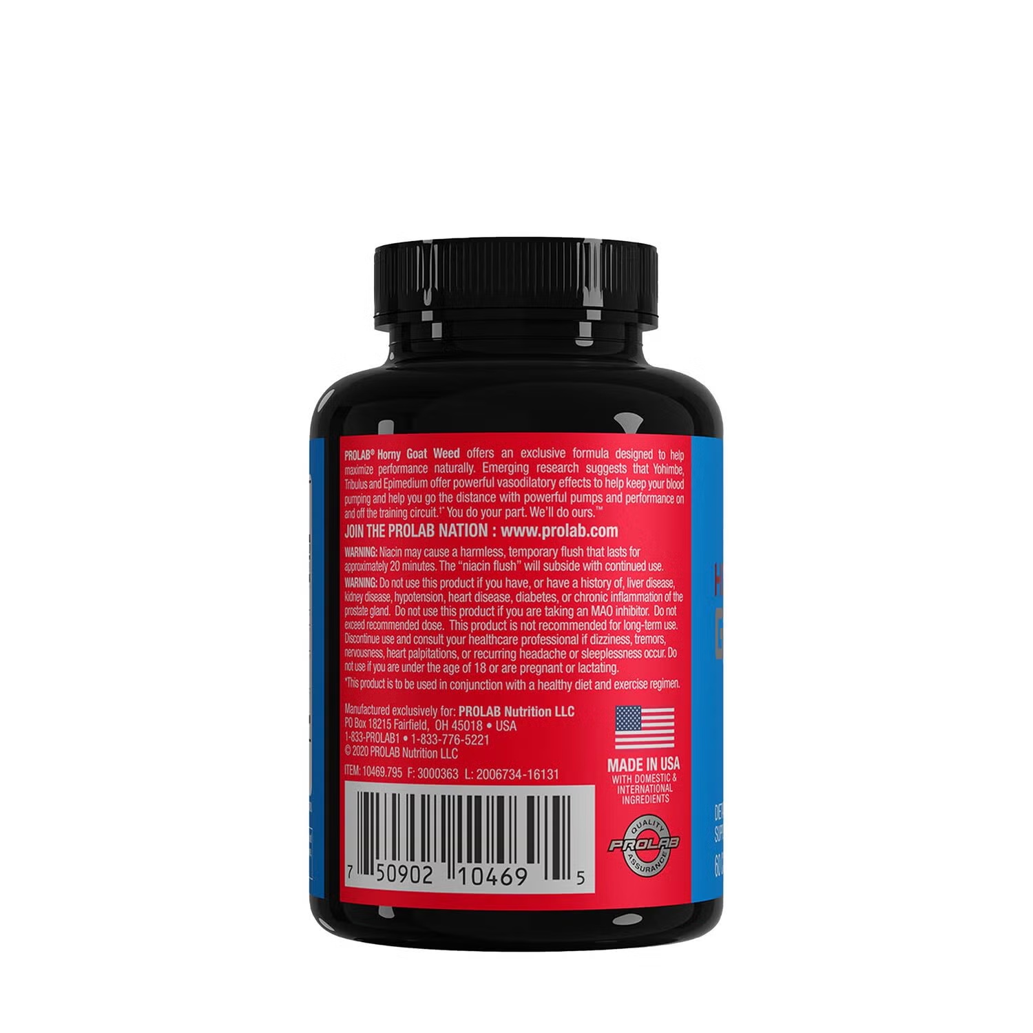 Horny Goat Weed - 60 Capsules (60 Servings)