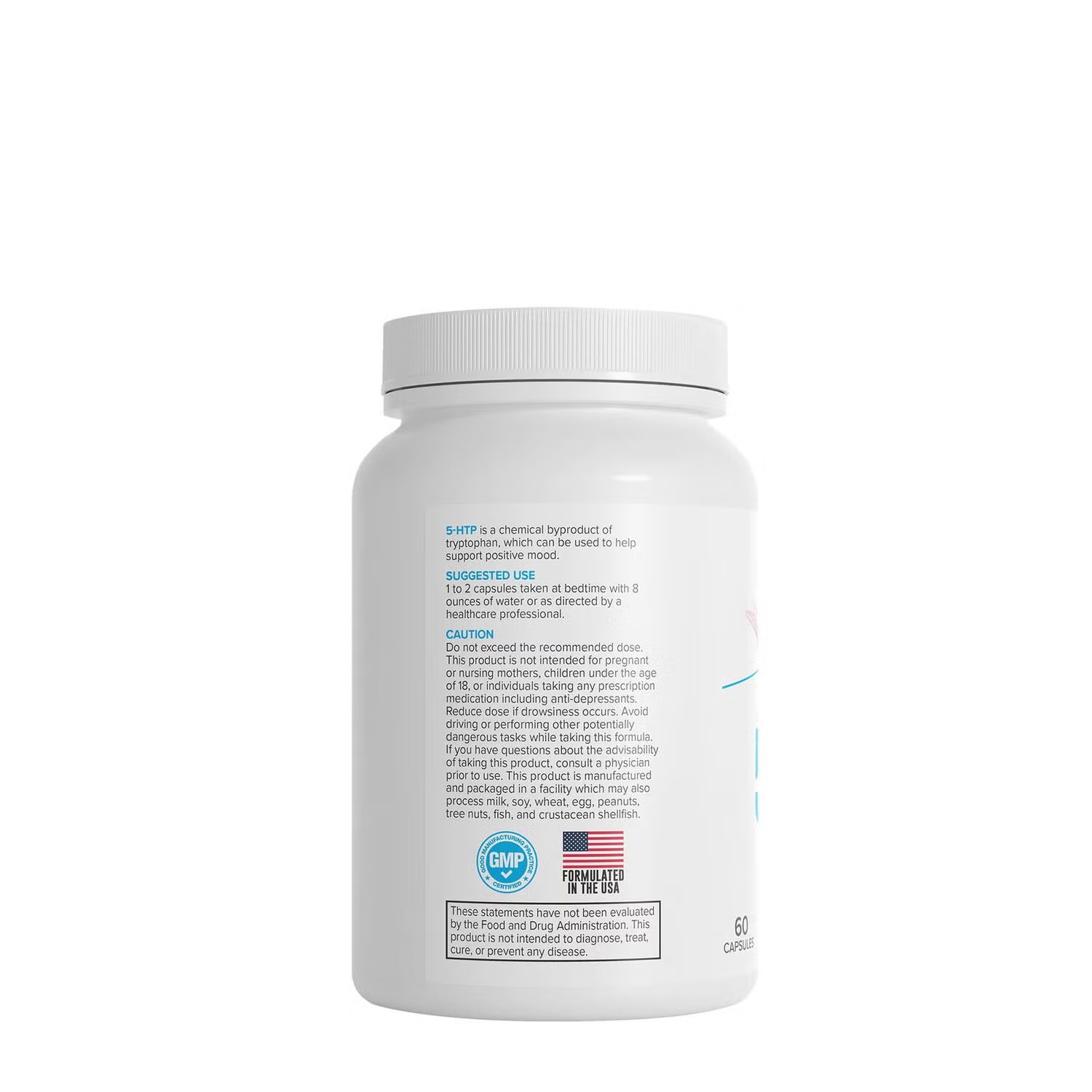 5-HTP Capsules - 60 Capsules (30 Servings) 3 5-HTP Capsules - 60 Capsules (30 Servings)