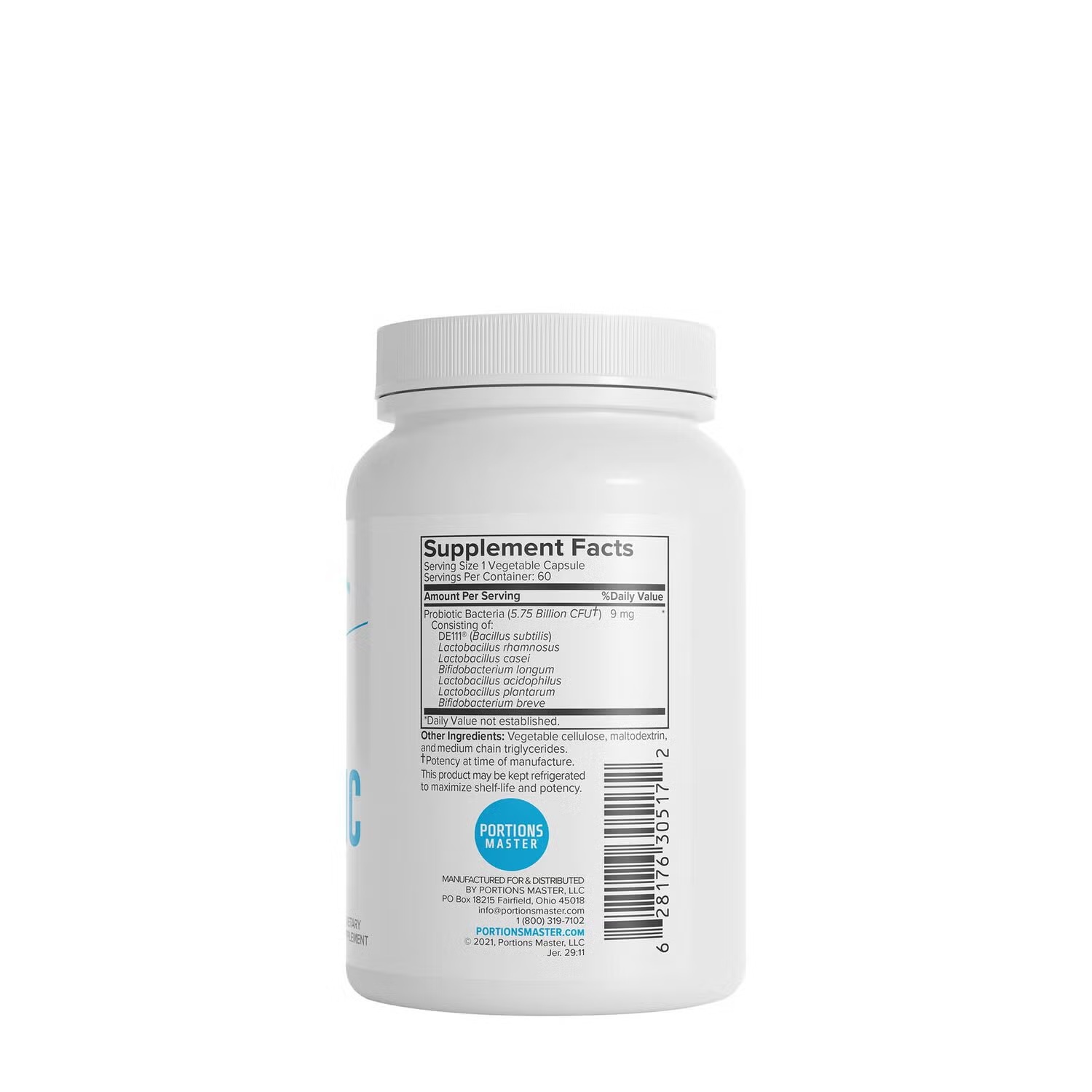 Advanced Probiotic - 60 Vegetable Capsules (60 Servings)