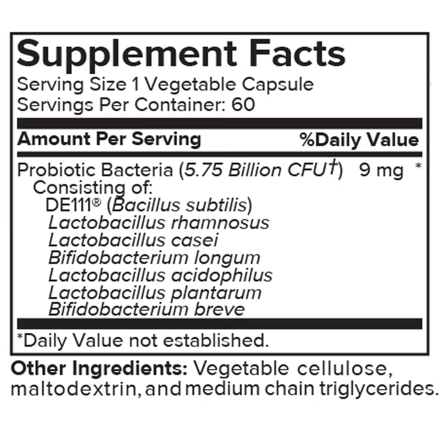 Advanced Probiotic - 60 Vegetable Capsules (60 Servings) 4 Advanced Probiotic - 60 Vegetable Capsules (60 Servings)