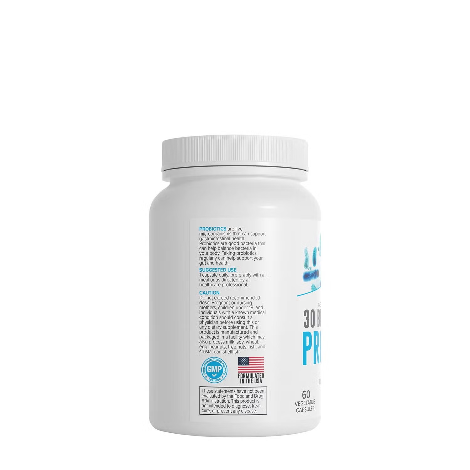 30 Billion Plus Probiotic - 60 Capsules (60 Servings)