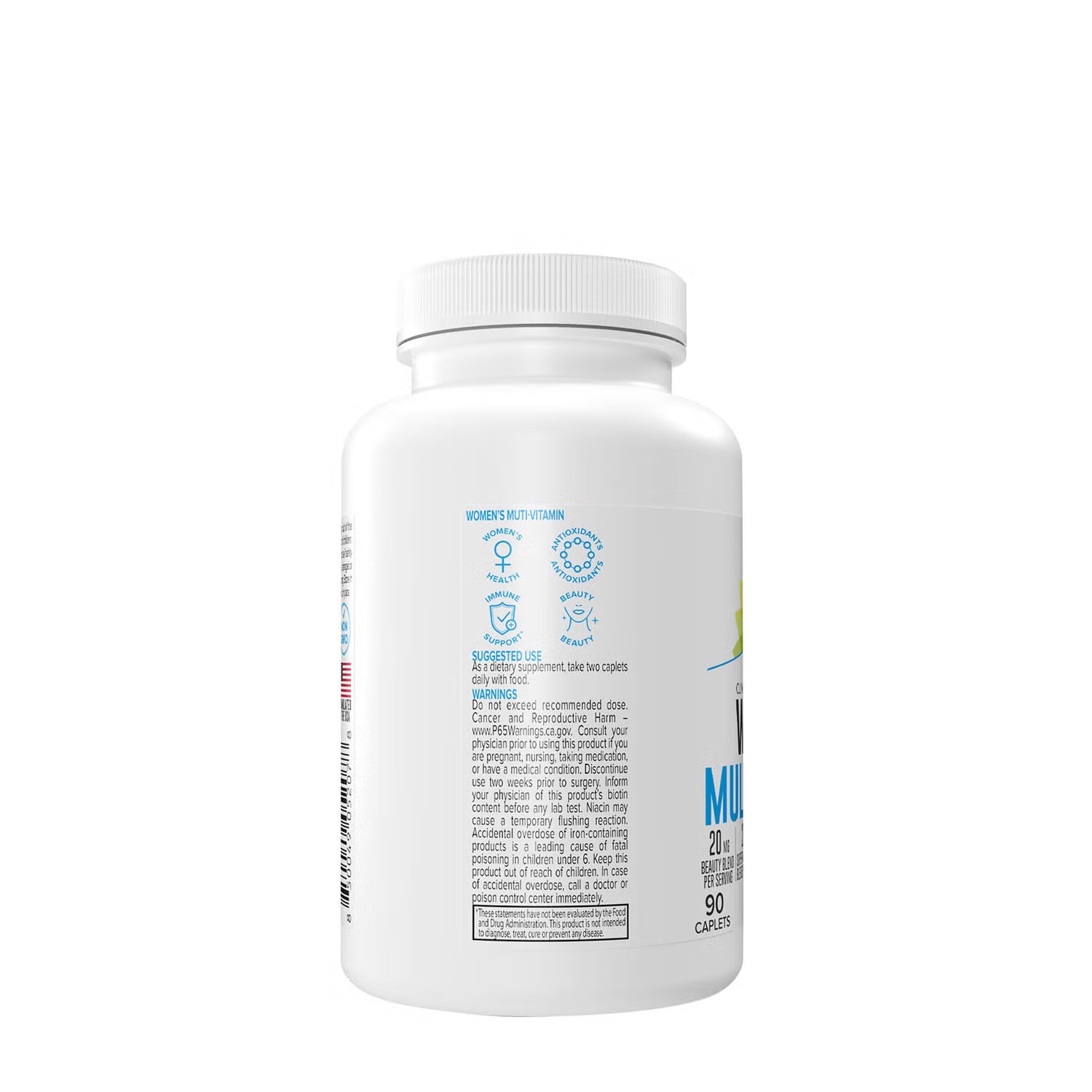 Women's Multi-Vitamin - 90 Caplets (45 Servings)
