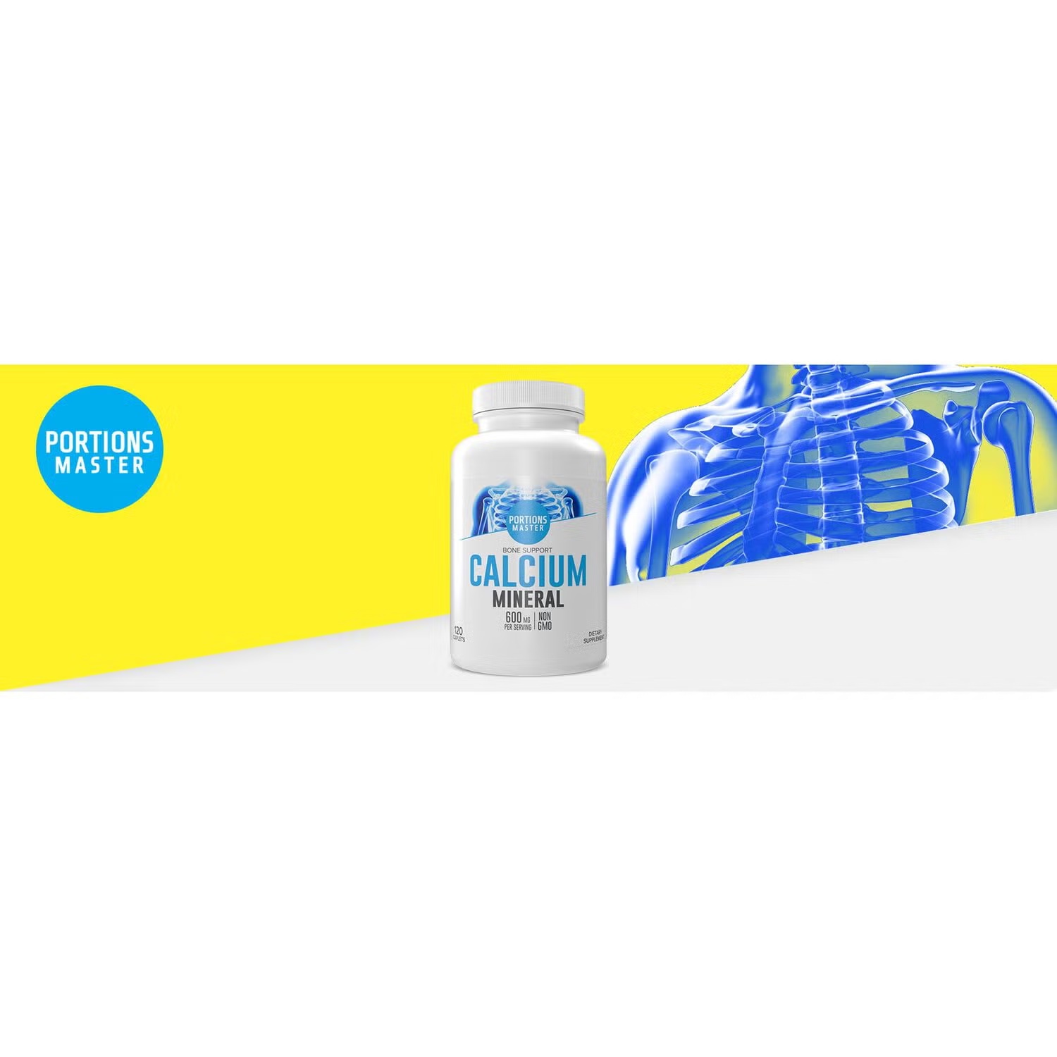 Calcium Mineral - 120 Caplets (120 Servings) 4 Calcium Mineral - 120 Caplets (120 Servings)