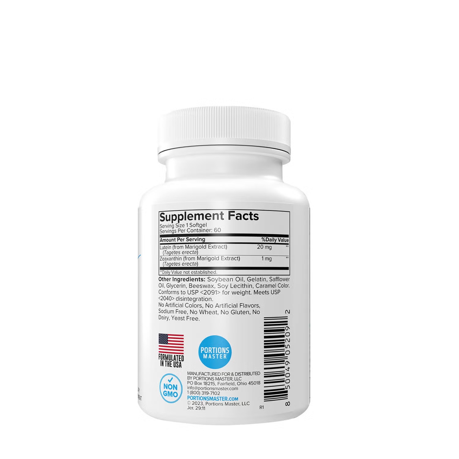 Lutein - 60 Softgels (60 Servings)