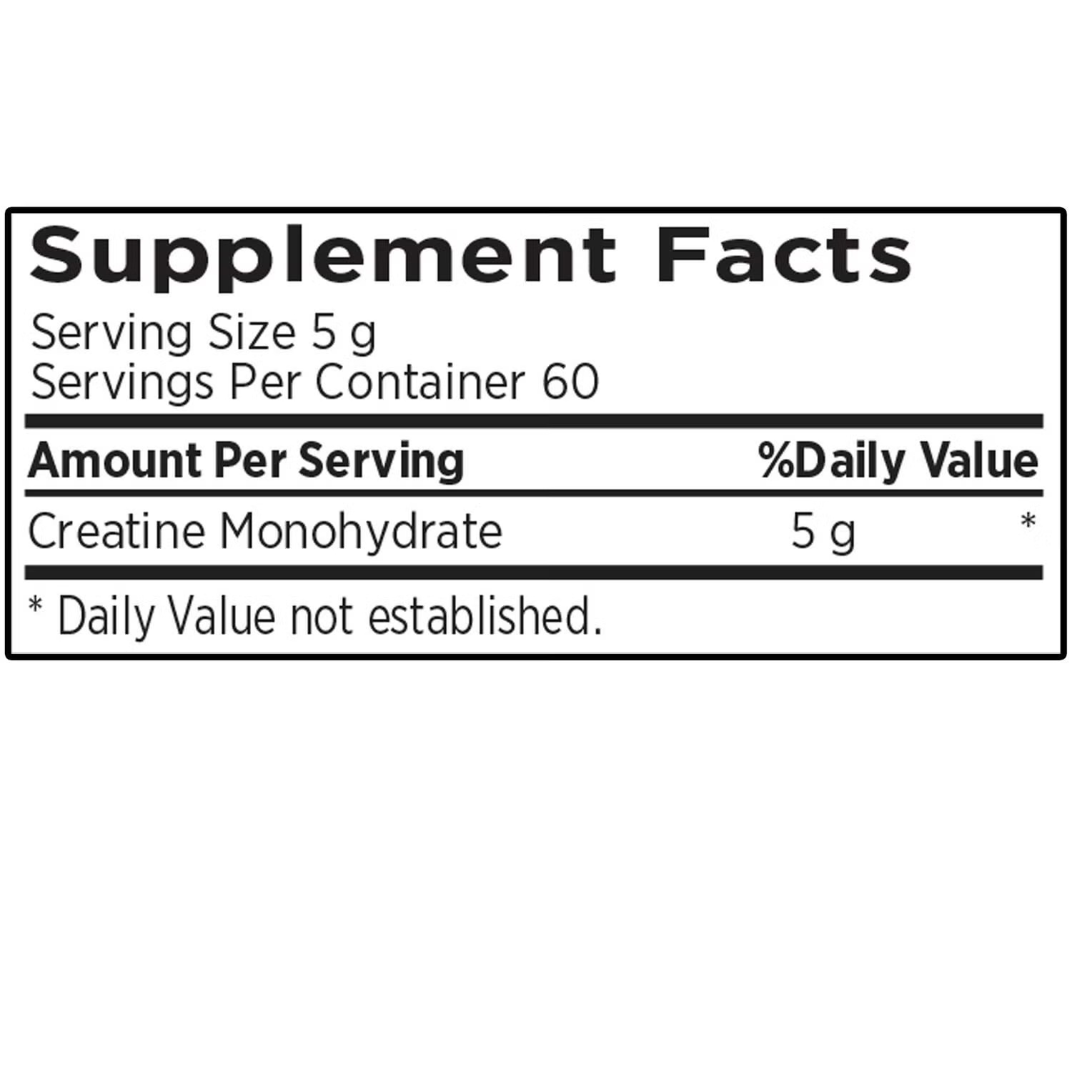 Creatine Monohydrate - Ergogenic - 5G (60 Servings) 3 Creatine Monohydrate - Ergogenic - 5G (60 Servings)