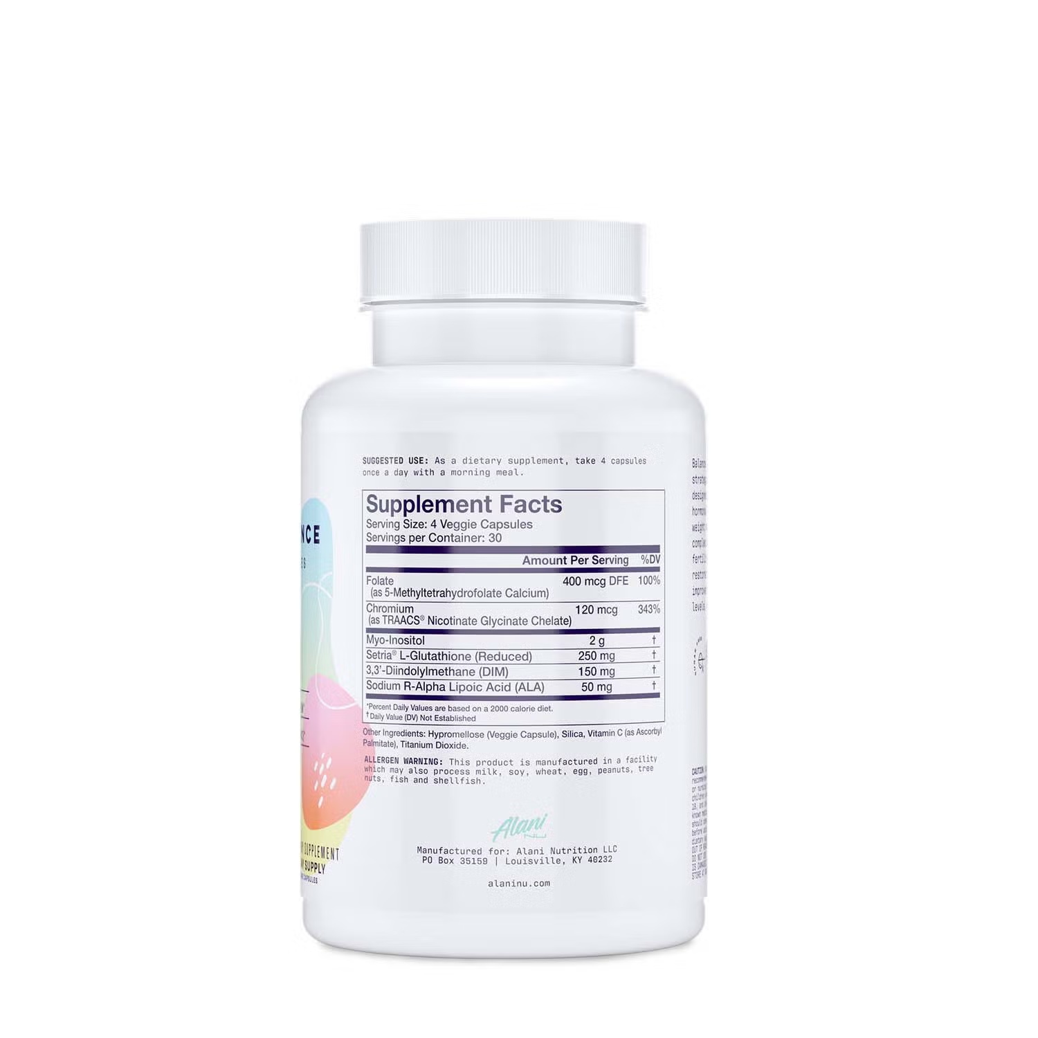 Balance Capsules - 120 Capsules (30 Servings)