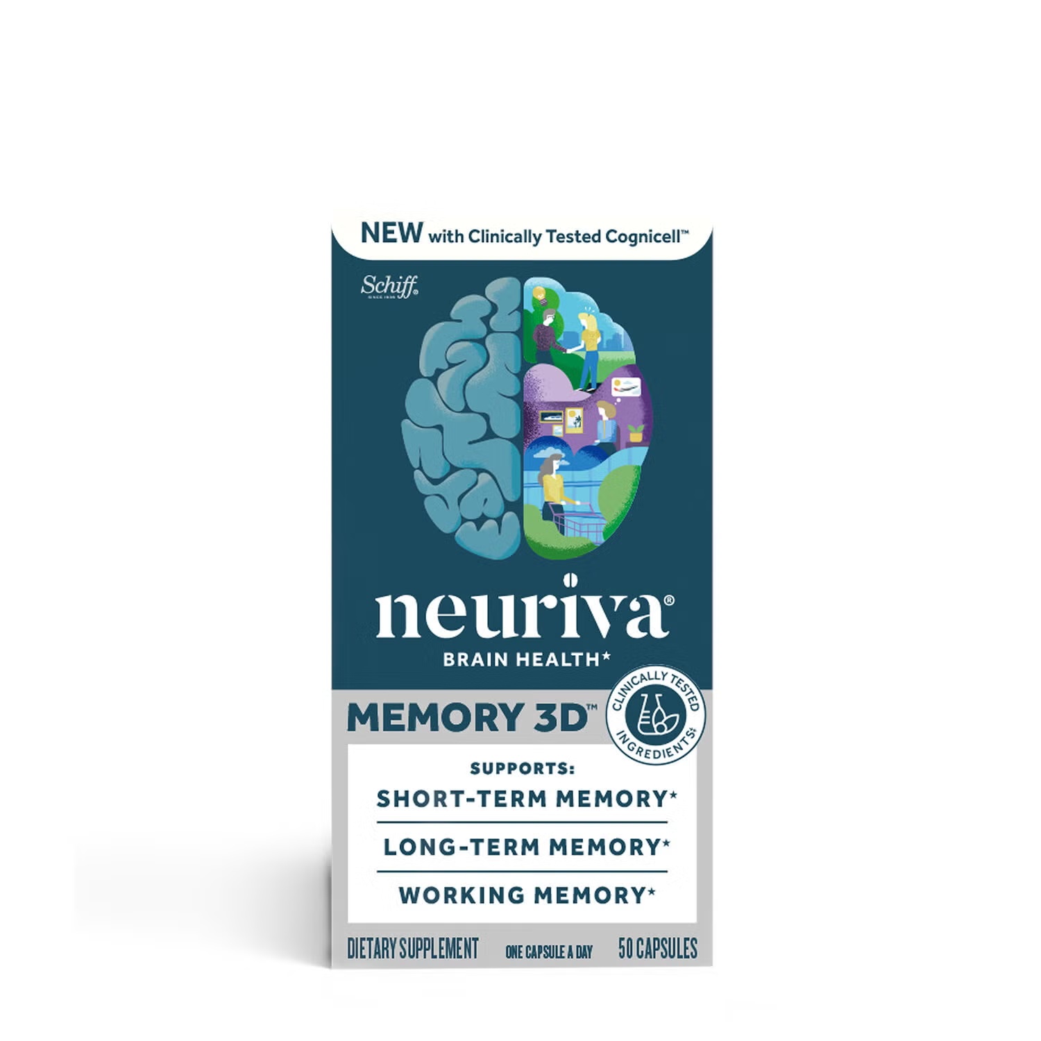 Brain Health* Memory 3D - 30 Capsules (30 Servings)