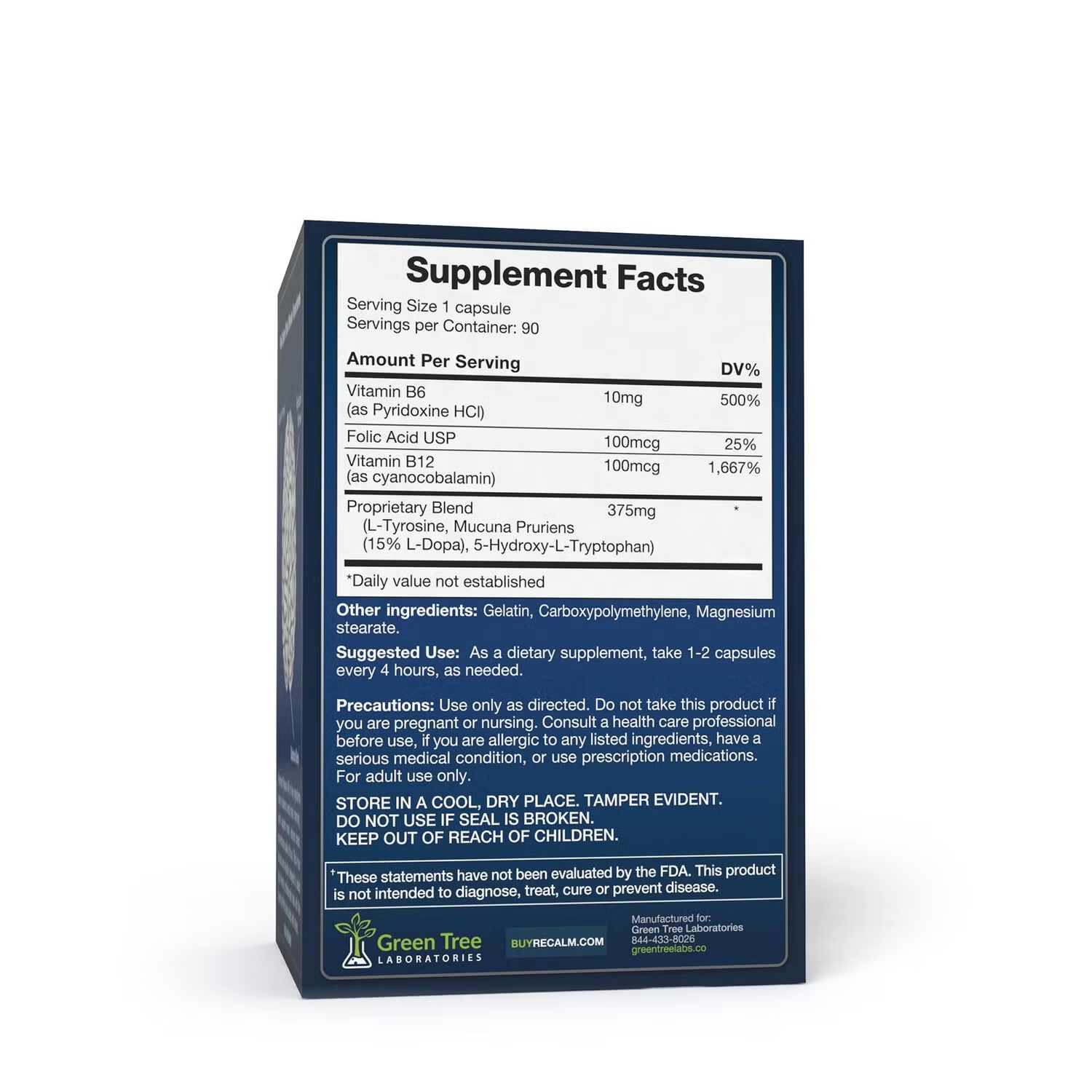Stress Relief Complex - 90 Capsules (90 Servings) 7 Stress Relief Complex - 90 Capsules (90 Servings)