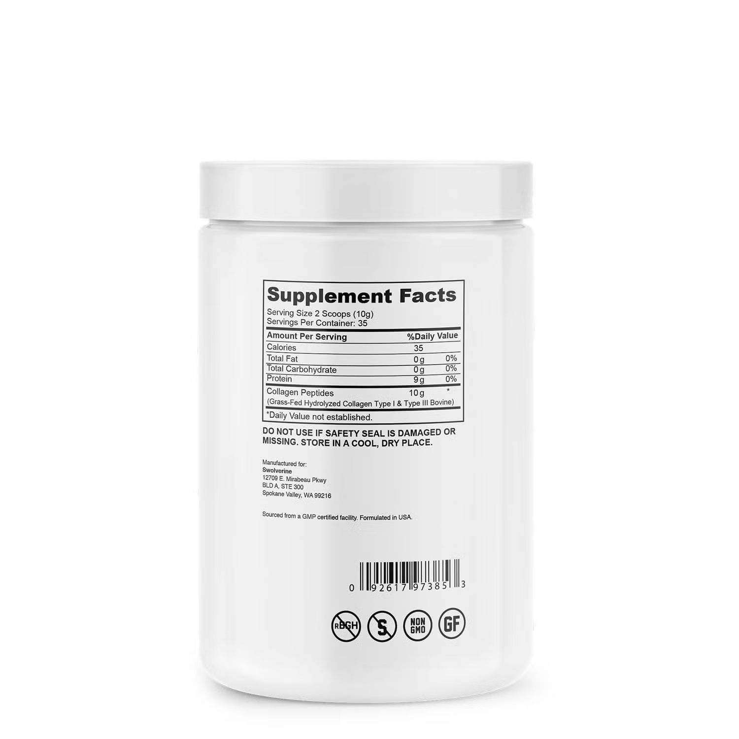 Collagen Protein - Unflavored (35 Servings)