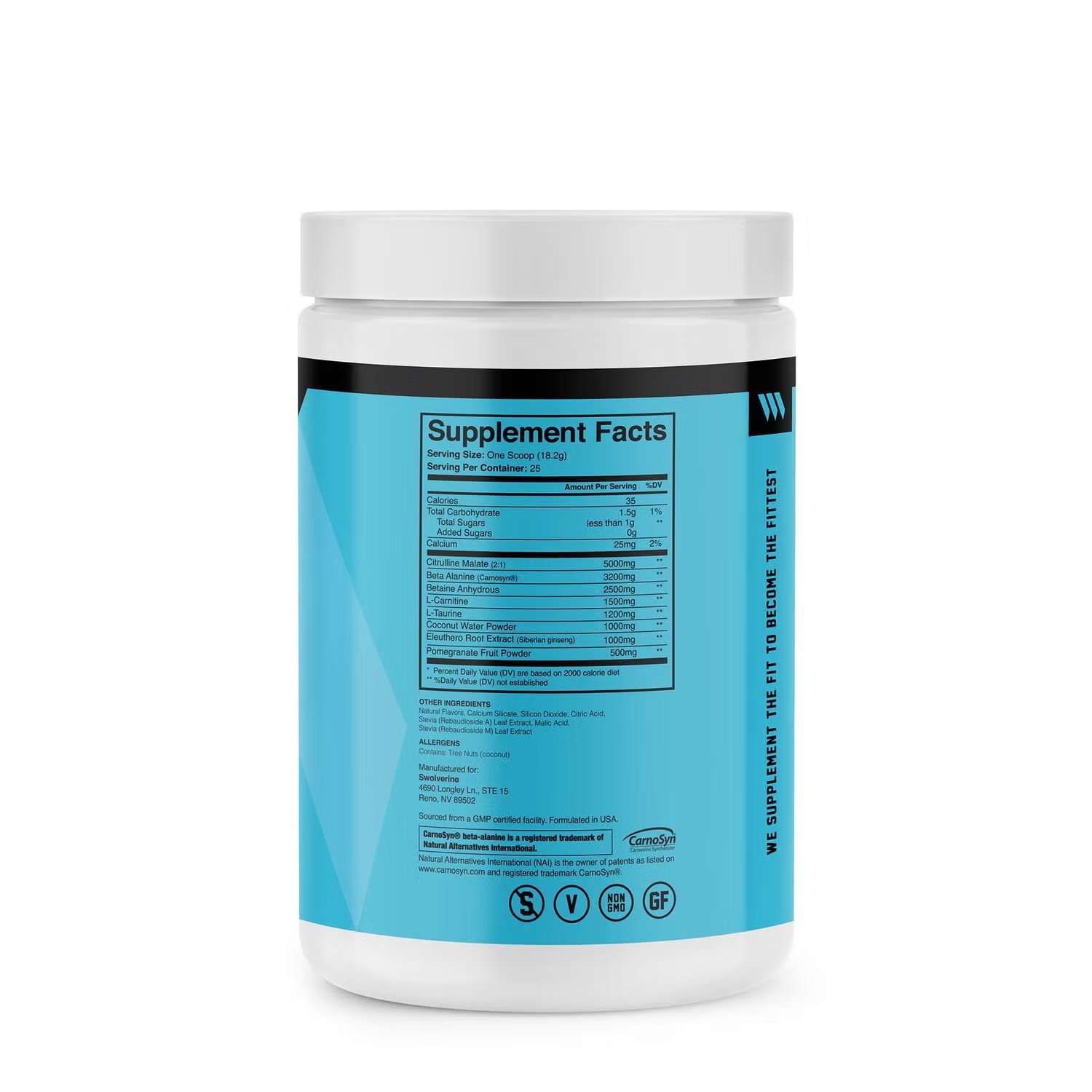 Advanced Pre-Workout Formula - Mango Lemonade (25 Servings)