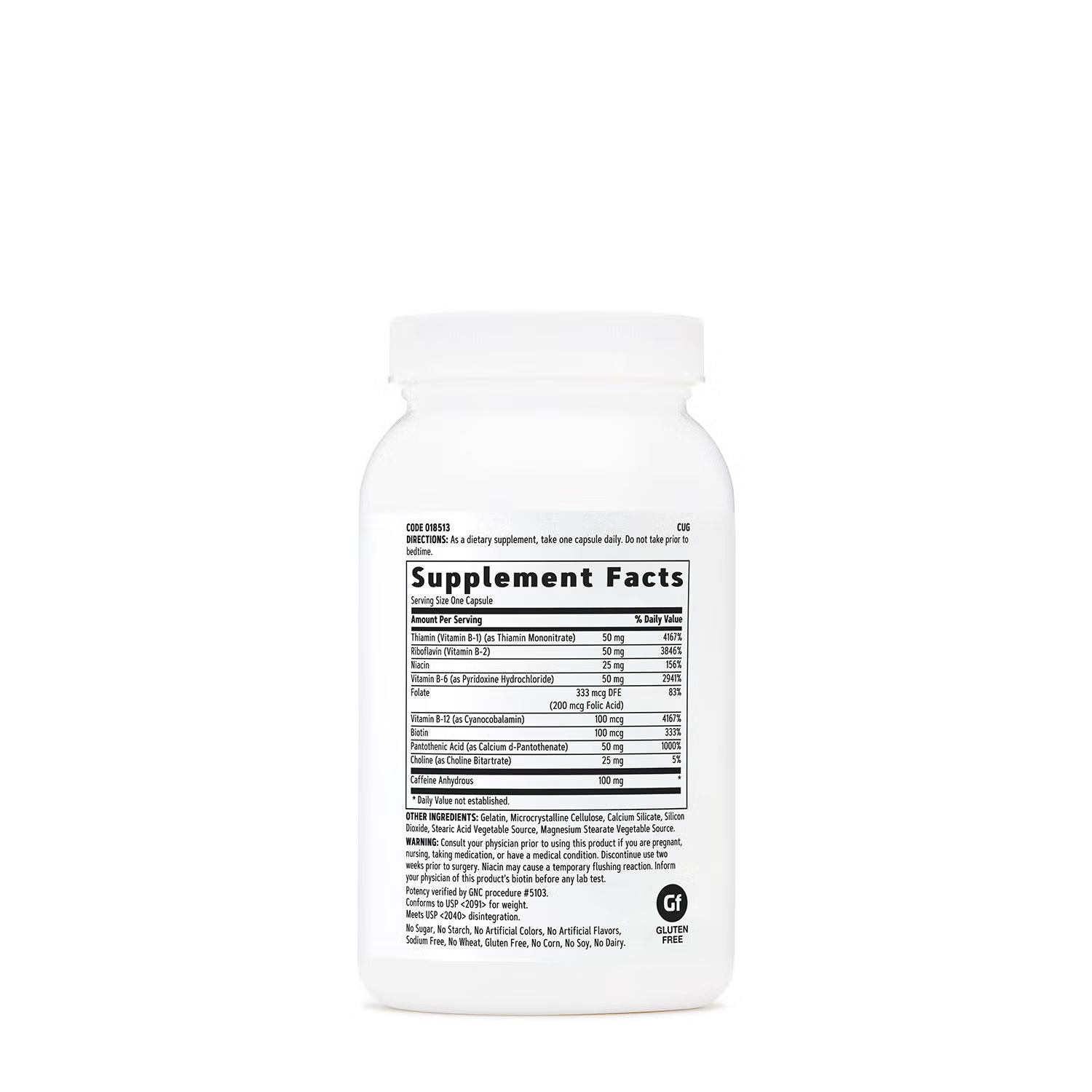 B-Complex + Energy - 120 Capsules (120 Servings)