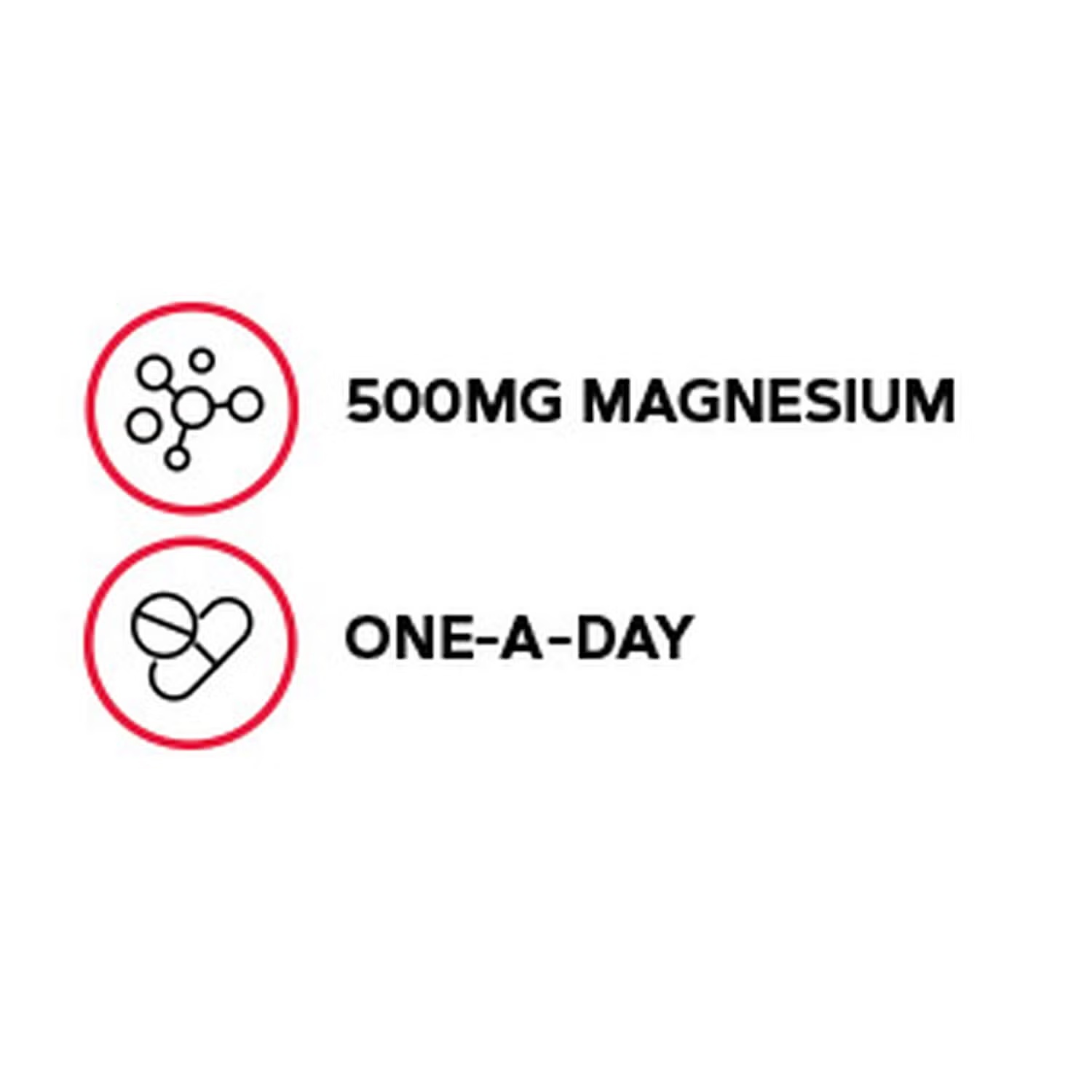 Magnesium Capsules 500mg - 120 Capsules (120 Servings) 3 Magnesium Capsules 500mg - 120 Capsules (120 Servings)