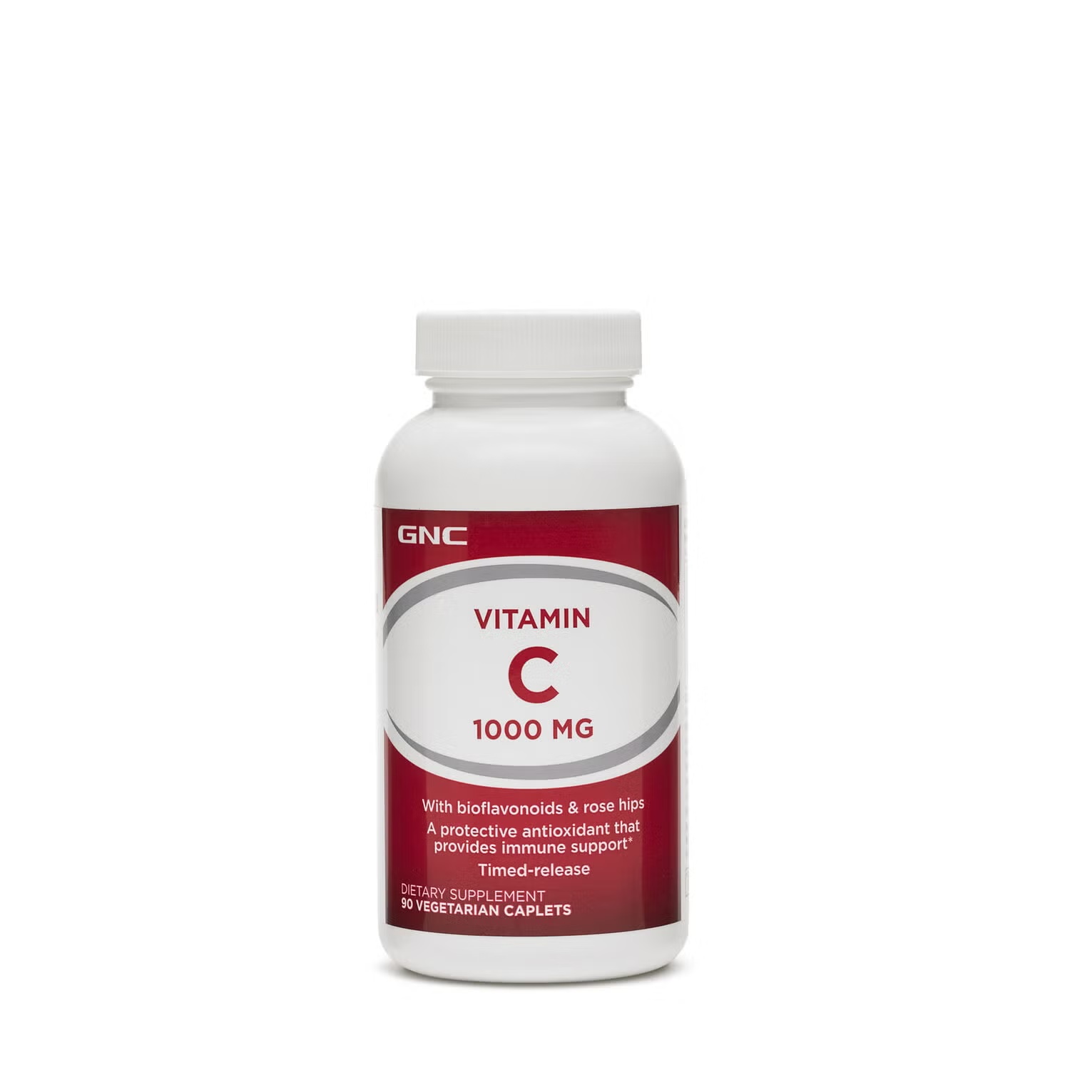 Vitamin C - 1000mg - 90 Vegetarian Caplets (90 Servings)
