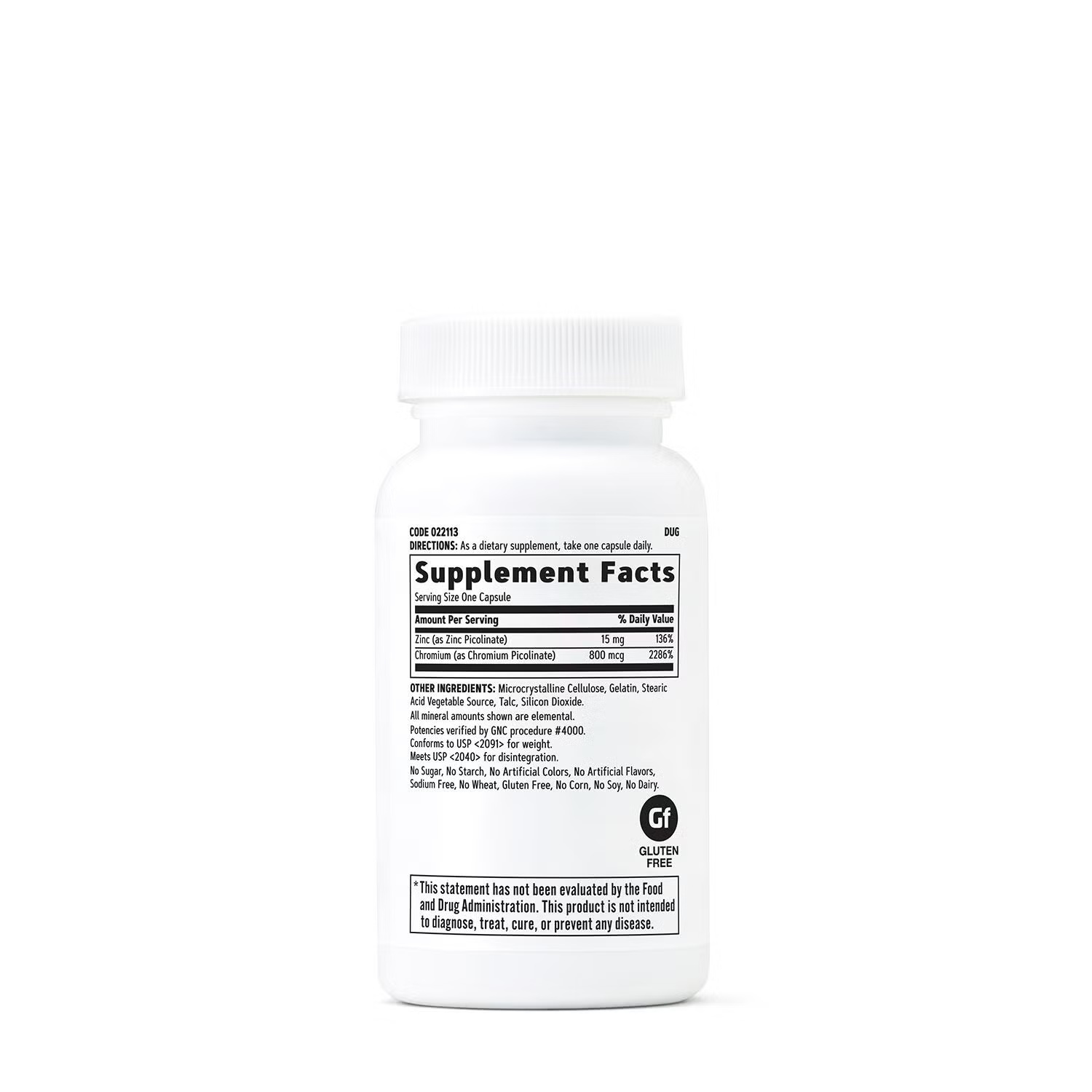 Ultra Chromium Picolinate® 800 mcg - 60 Capsules (60 Servings)