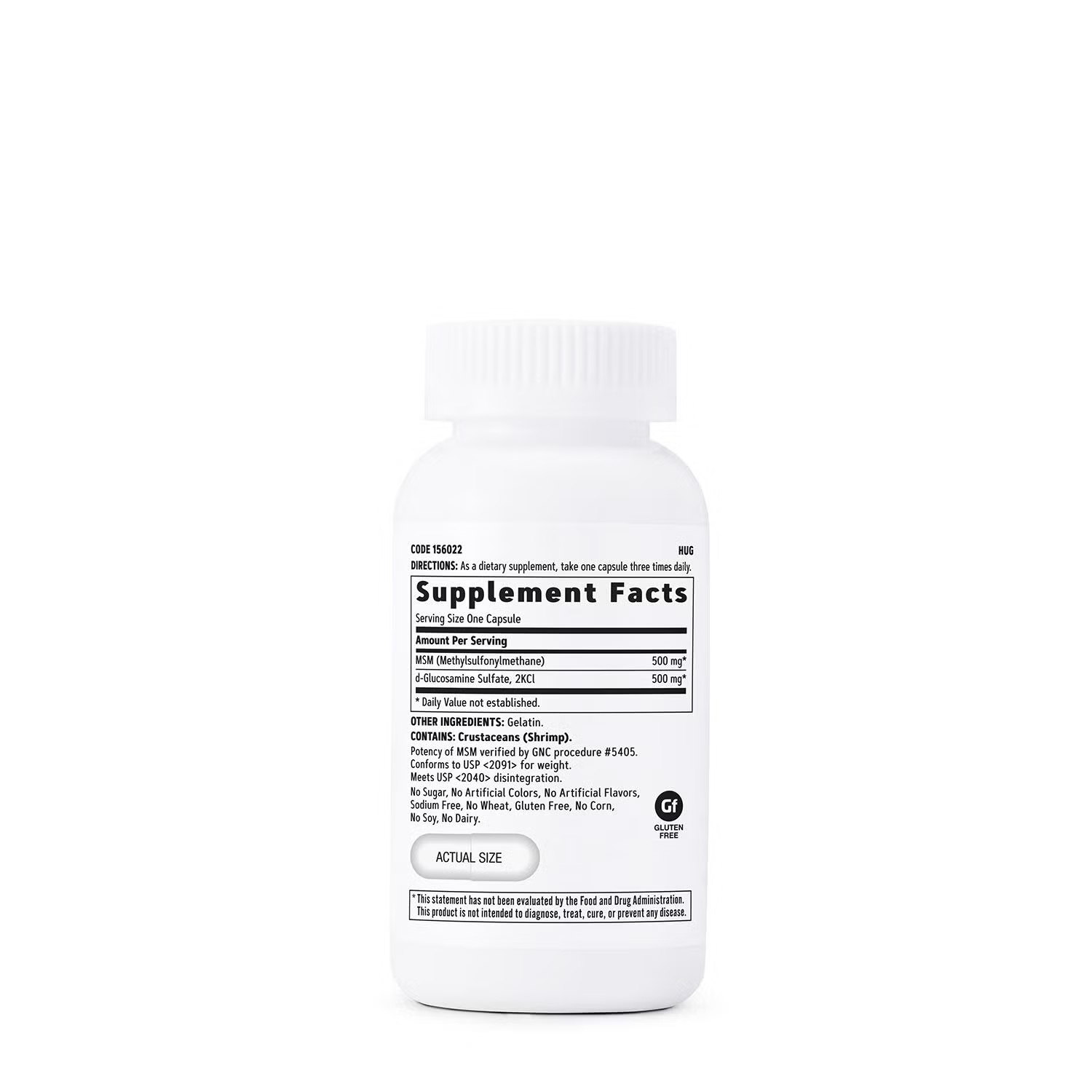 MSM/Glucosamine - 90 Capsules (90 Servings)