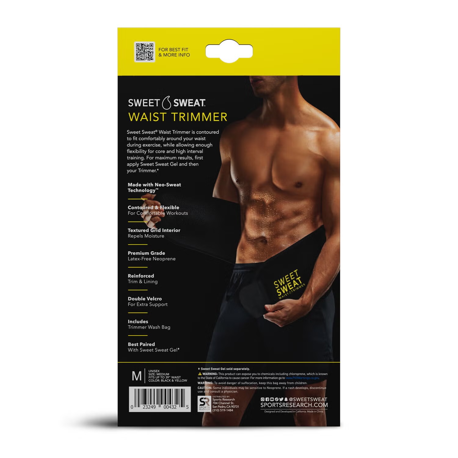 Sweet Sweat Waist Trimmer - Yellow 3 Sweet Sweat Waist Trimmer - Yellow