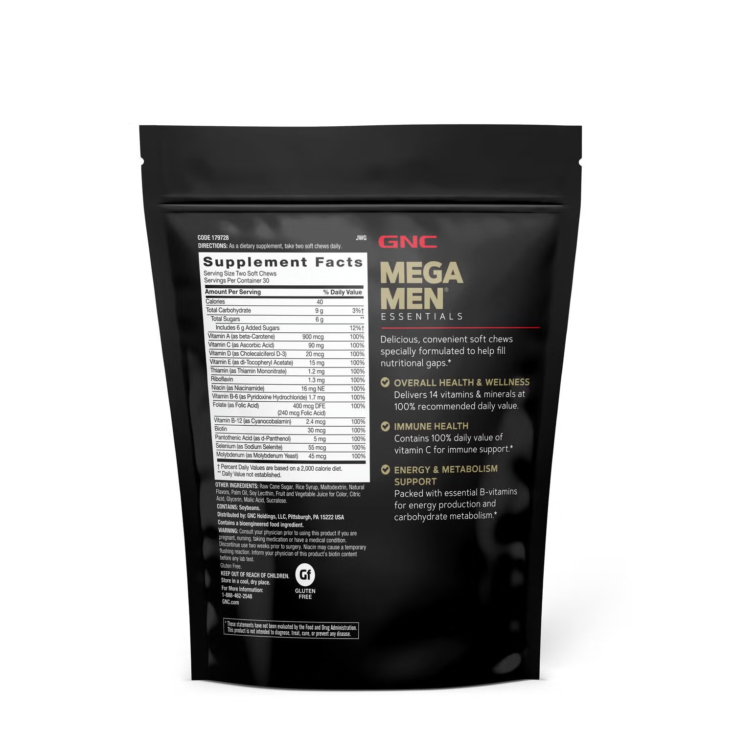 Soft Chew Multivitamin - Mixed Fruit - 60 Soft Chews (30 Servings)
