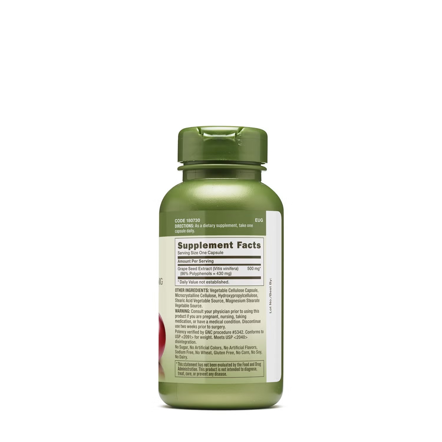 Grape Seed Extract 500mg  - 60 Capsules (60 Servings)