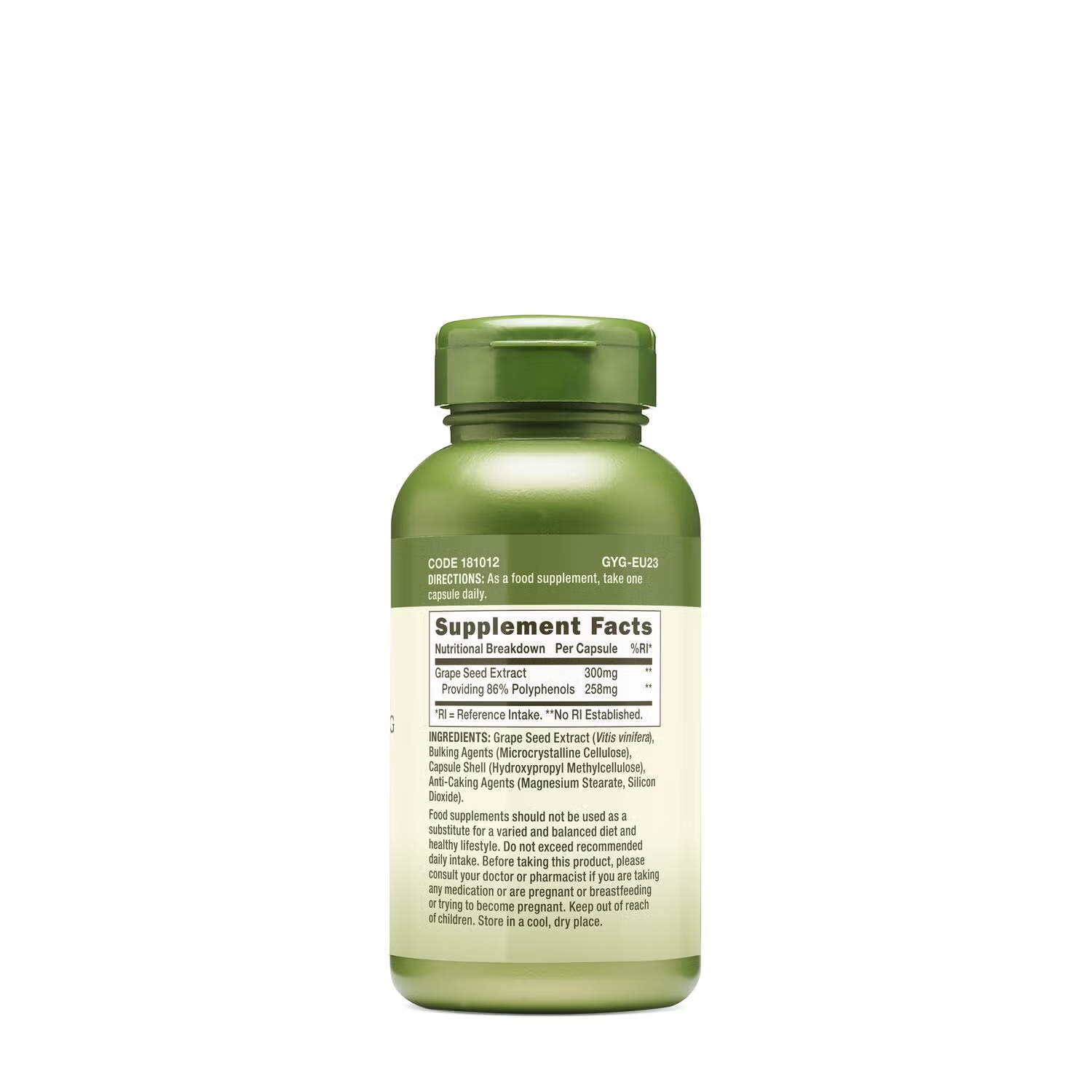 Grape Seed Extract 300mg - 100 Capsules (100 Servings)