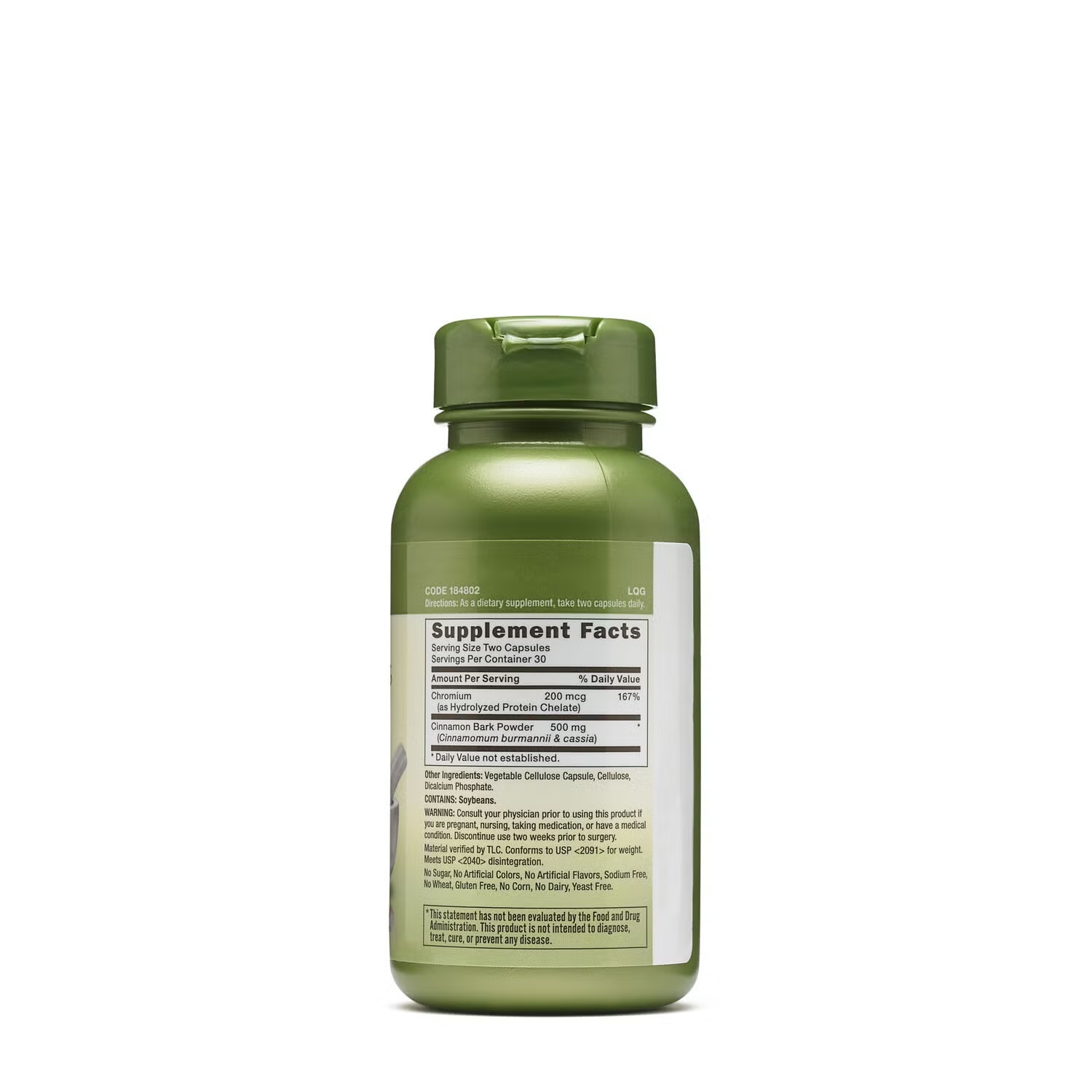 Cinnamon & Chromium - 60 Capsules (30 Servings)